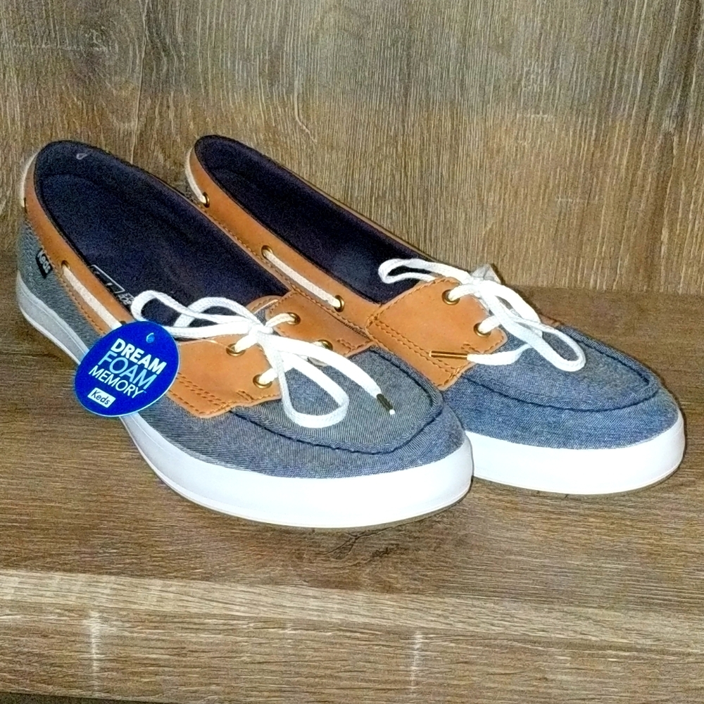 Keds CHARTER WF60163 Chambray Blue size 11M